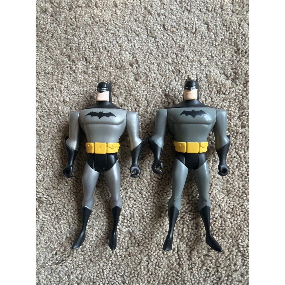 Batman The Animated Series 5" Action Figure 1998 Comics 2 Variants Silver Gray